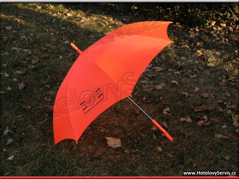 deštník hotel CAESAR červený