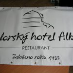 banner horského hotelu ALBA